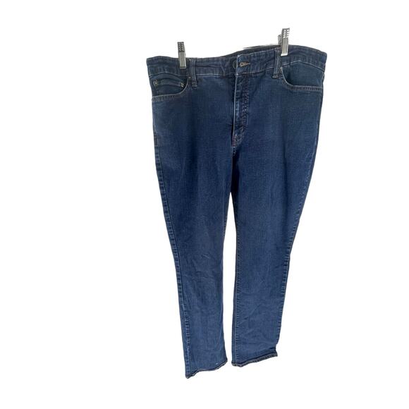 Lauren Ralph Lauren Medium Wash Blue Denim Tapered Mom Jeans Women's Size 16 - Picture 2 of 11